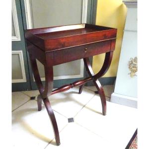 Small Empire Period Mahogany Coffee Table