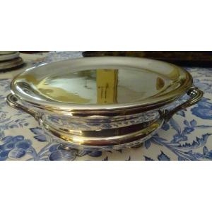 Christofle 19th-century Silver-plated Plate Warmer