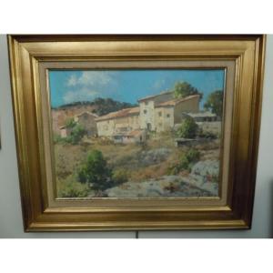 Oil On Panel Honore Camos