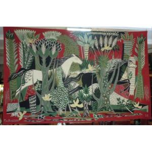 Tapisserie En Laine Par Pierre De Berroeta