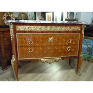 Transition Style State Chest Of Drawers, Late 19th Century