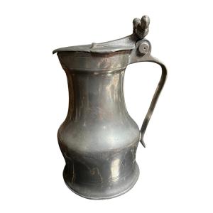 Bayeux Pewter Pitcher 18th Century Nicolas Lefort