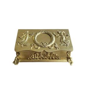 Gilt Bronze Stamp Box