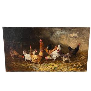 Farmyard By Jacques Van Coppenole