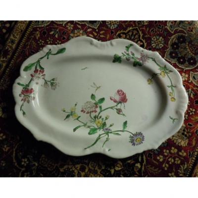 Marseille Veuve Perrin Flat In Faience 18th