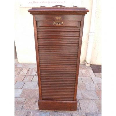 Curtain Binder Oak Desk