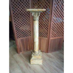 Marble Column With Turntable