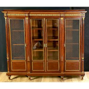 Late 19th Century Mahogany Bookcase. (200cm X 184cm)