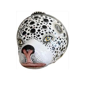 18th Century Bilston Enamel Candy Dish