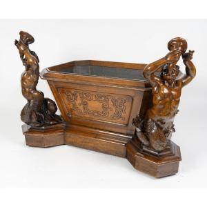 Mahogany Wine Cooler, England, 19th Century