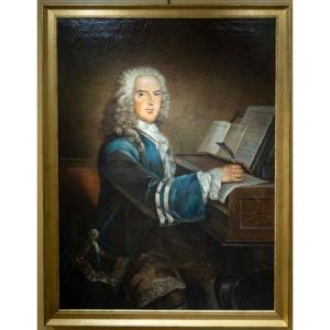 Portrait Of Louis-nicolas Clerambaut (1676-1749) French School, 18th Century