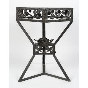 Wrought Iron Side Table, 1940