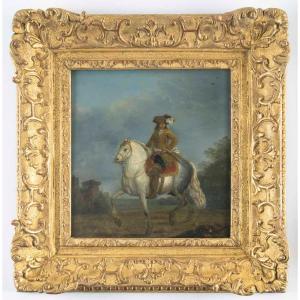 17th Century Dutch School. Pair Of Equestrian Portraits.