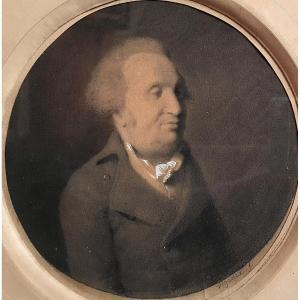 Portrait Of Citizen Fridzeri By Alexandre Vigneux, Pencil And Gouache, 1799, Italian Composer