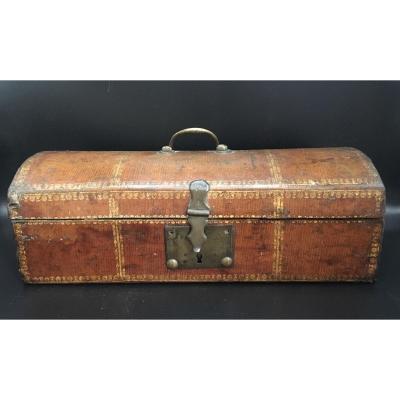 Leather Box XVIIIth Babin Young Bordeaux Label