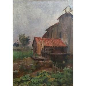 Émile Dameron Le Moulin Oil On Canvas Late Nineteenth Century
