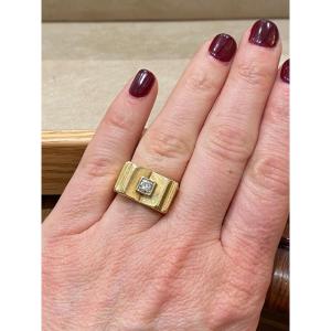 Diamond Tank Ring 