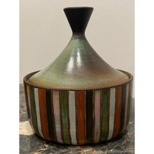 Yvonne & René Maurel, Ceramic Pyxis 