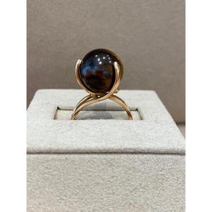 Bague Vintage Oeil De Tigre
