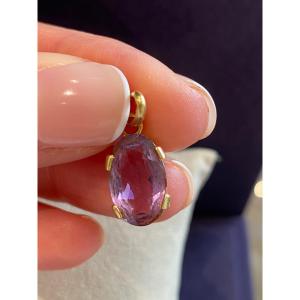 Gold & Amethyst Pendant