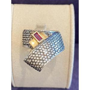 Janine Renard (1947), Modernist Ring