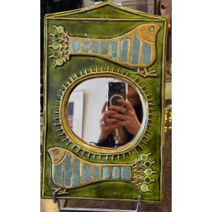 Mithe Espelt (1923-2020), “peacock” Mirror