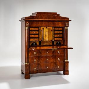 Biedermeier Secretary, Probably Berlin, Early 19th Century