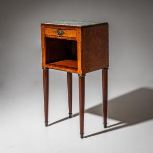 Louis XVI Style Bedside Table, 20th Century