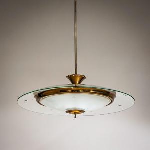 Pendant Light, Italy, 1950s