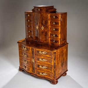 Baroque Trompe-l'oeil Cabinet, South Germany, Mid-18th Century