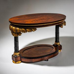Empire Table With Palmettes, Probably Berlin / Gotha, Circa 1820/25