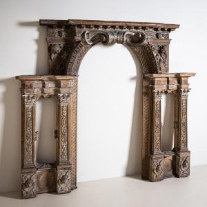 Renaissance Altar Frame, Probably Italian, Late 16th Century