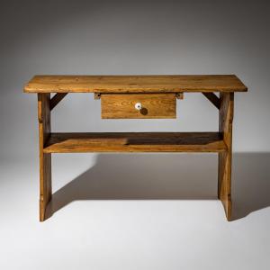 Small Side Table, Fir, 19th Century