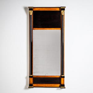 Biedermeier Pier Mirror, Circa 1810