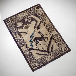 Chinese Baotou Rug, First Half Of The 20th Century