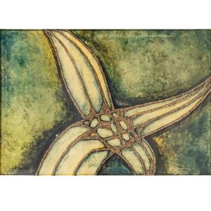 Modern Abstraction, Collage, Dated 1973