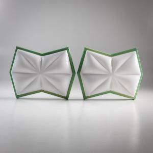 Pair Of Ceiling Lights, Italy, Mid-20th Century