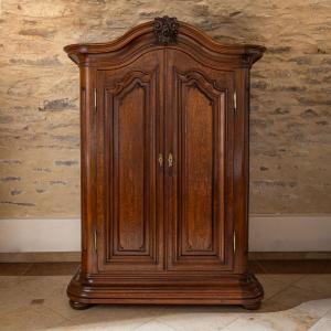 Baroque Oak Wardrobe, 18th Century