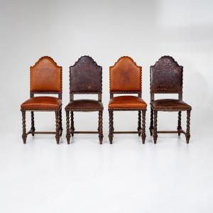 Historic Dining Chairs, Germany, Late 19th Century
