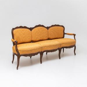 Three-seater Sofa In The Baroque Style, Second Half Of The 19th Century