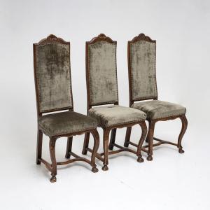 Louis XV Baroque Chairs, 18th Century