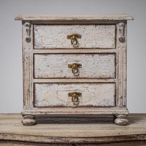 Miniature Chest Of Drawers, Mid-19th Century