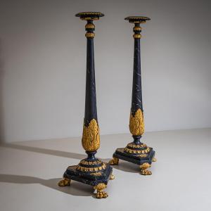 Pair Of Empire Torchères, Early 19th Century