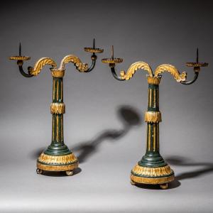 Empire Candlesticks, Vienna, Circa 1800