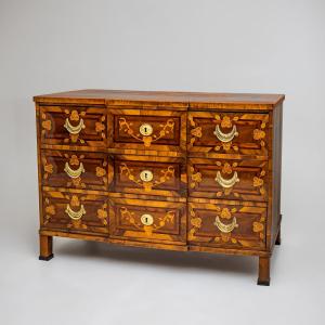 Louis XVI Marquetry Commode, Late 18th Century