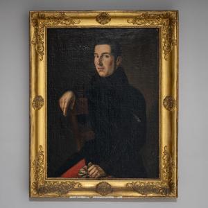 Portrait Of A Young Man, Biedermeier Period, First Half Of The 19th Century