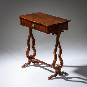 Biedermeier Sewing Table, Circa 1840