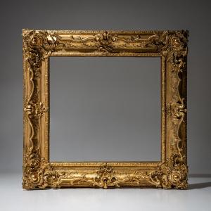 Gilt Louis XV Stucco Frame, France, 18th Century