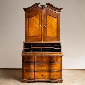Baroque Secretary Desk With A Sloping Front, Mid-18th Century