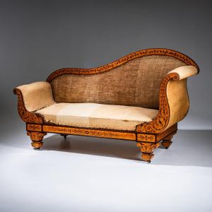 Charles X Chaise Longue, France, Circa 1830